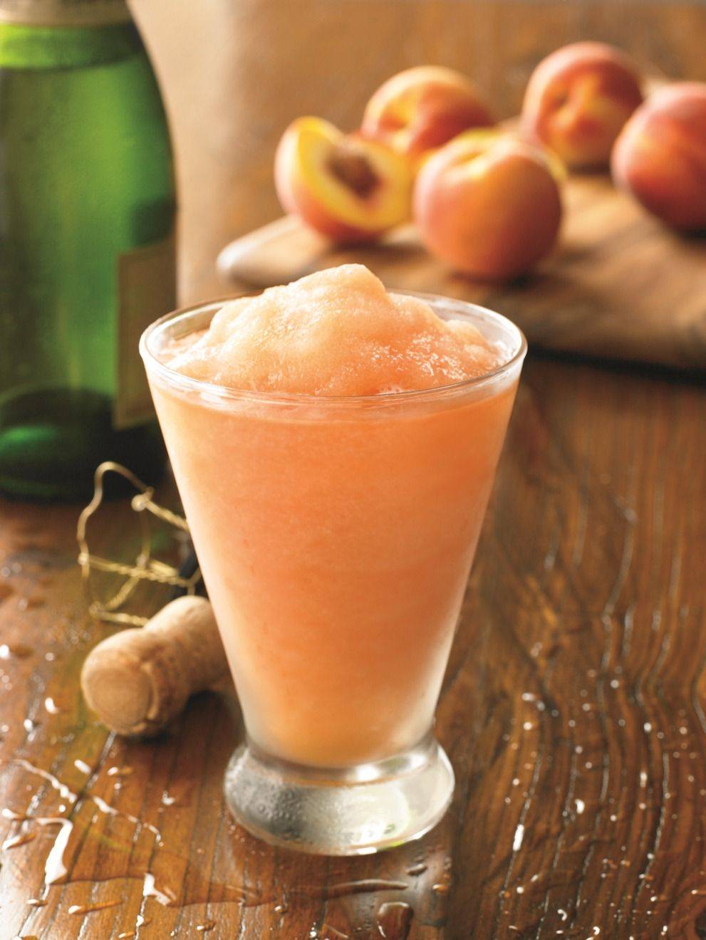 Персики на гриле с медом и фетой