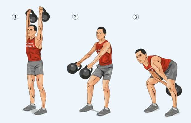 Топ эффективных упражнений с гирей, составление программы тренировок