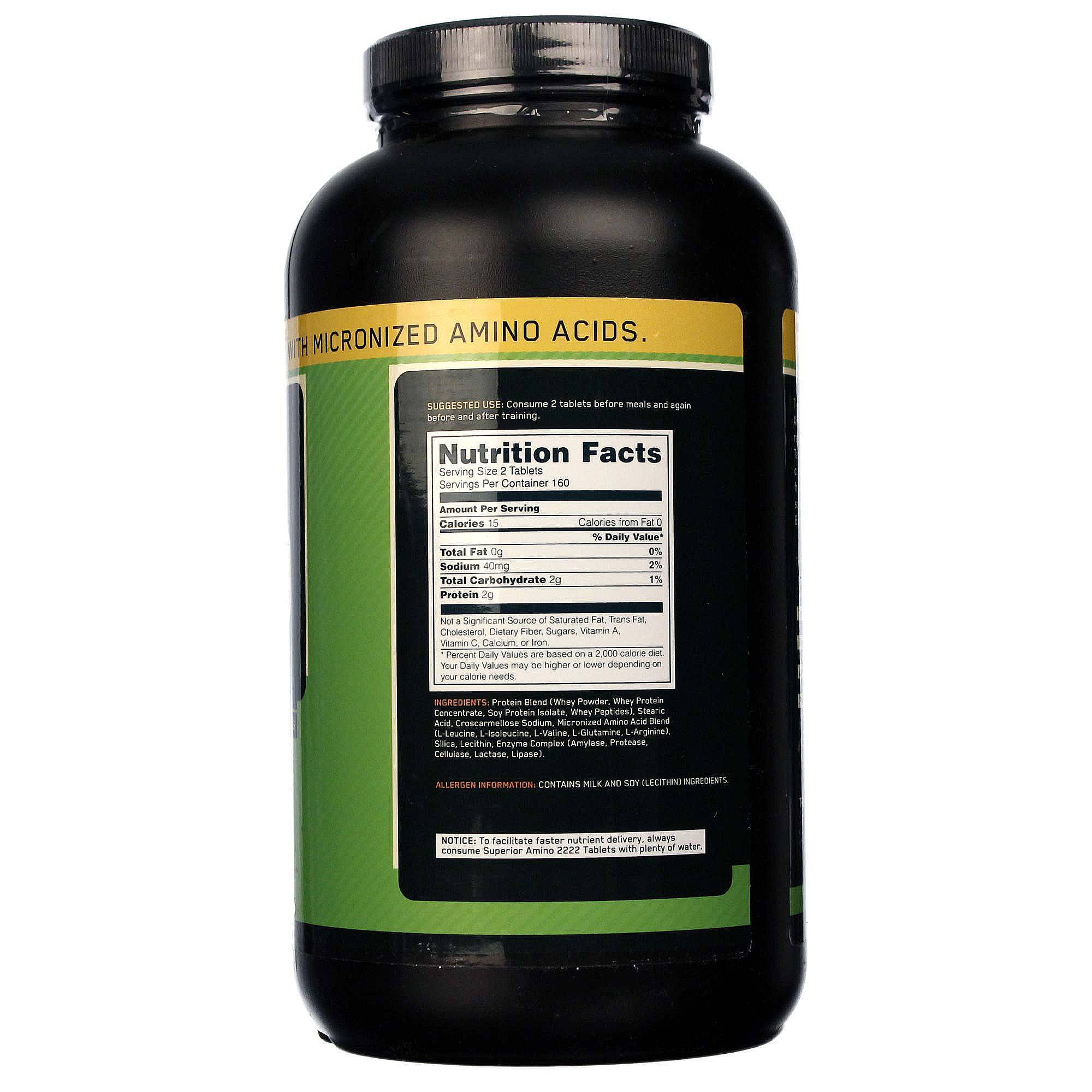 Обзор на superior amino 2222 (optimum nutrition): как правильно принимать и на какие результаты рассчитывать + отзывы