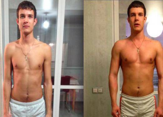 Как набрать массу тела худому парню: питание и тренировки эктоморфу