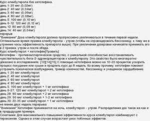 Кленбутерол для похудения - как принимать | схема приема кленбутерола в бодибилдинге