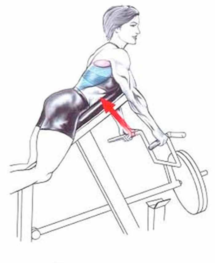 Как правильно делать гиперэкстензию для спины