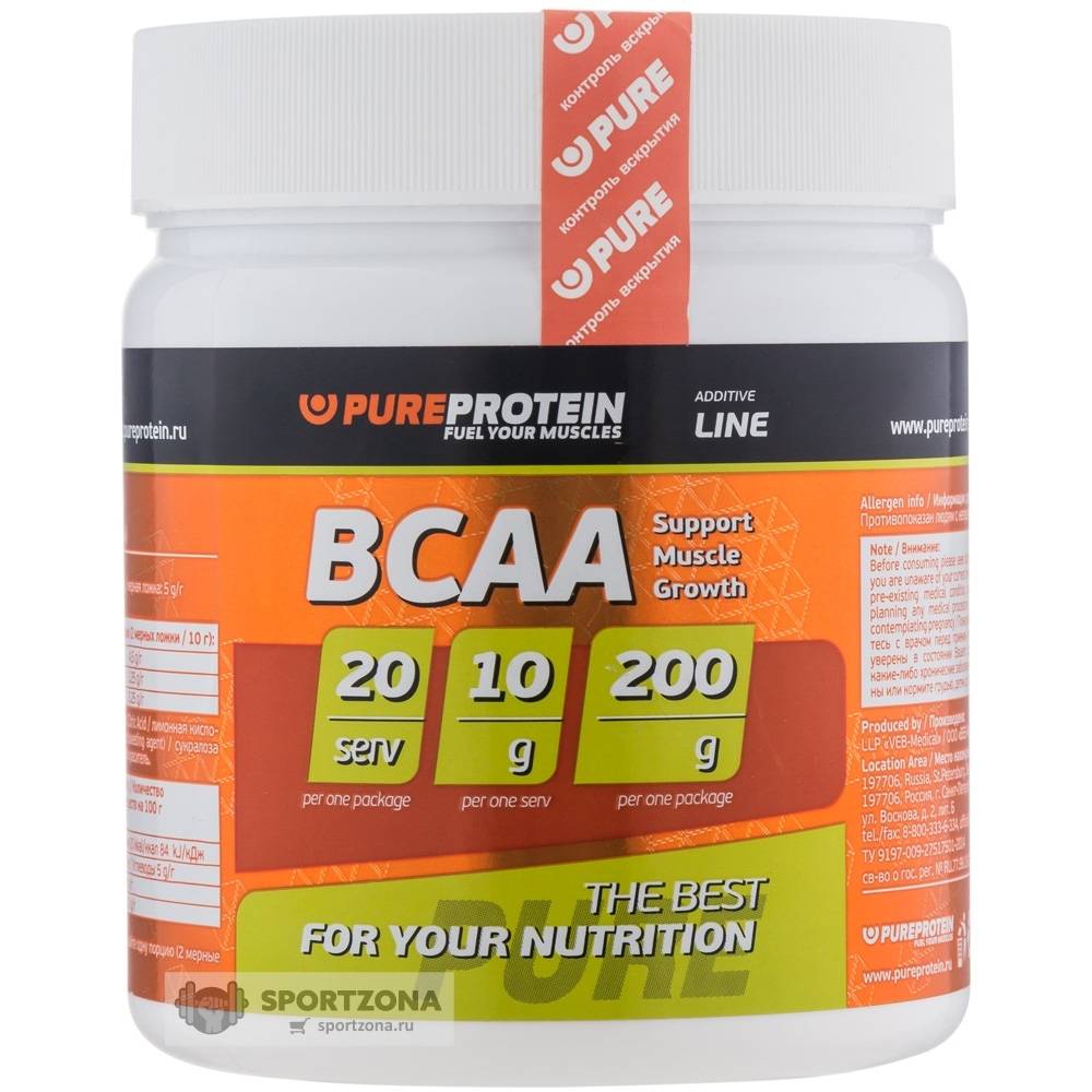 Bcaa pureprotein: отзывы, описание и фото