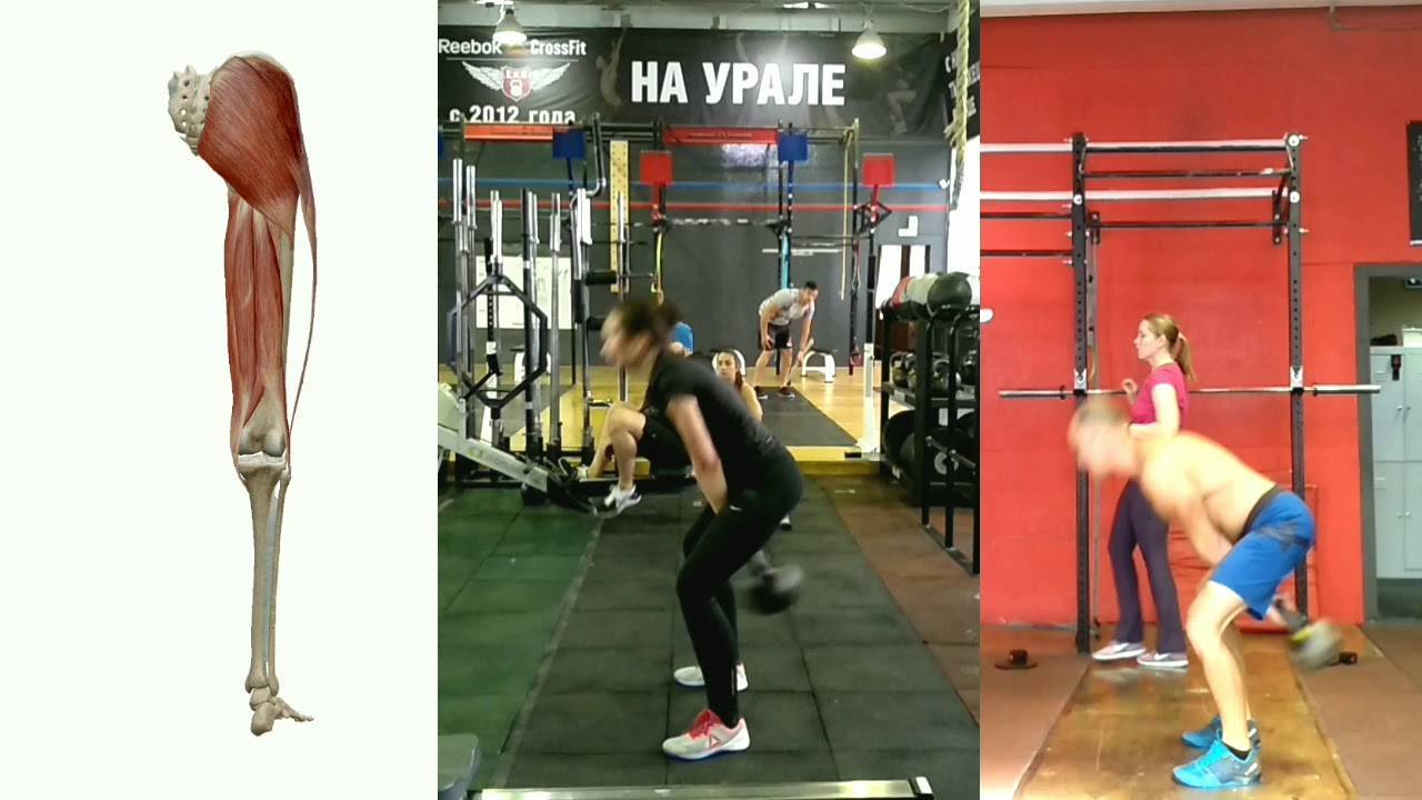 Русские махи гирей: работающие мышцы и техника выполнения