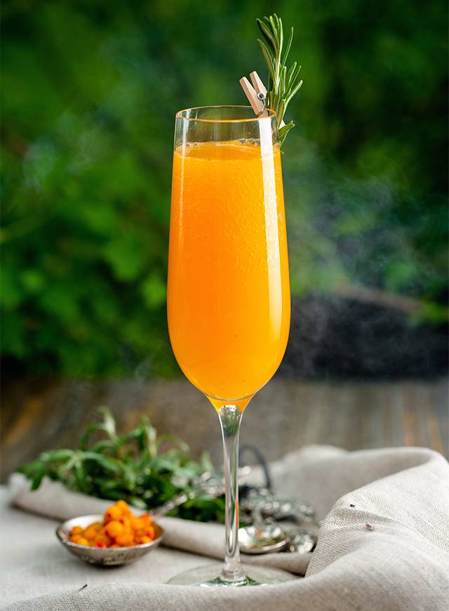 Коктейли с шампанским на праздничный стол