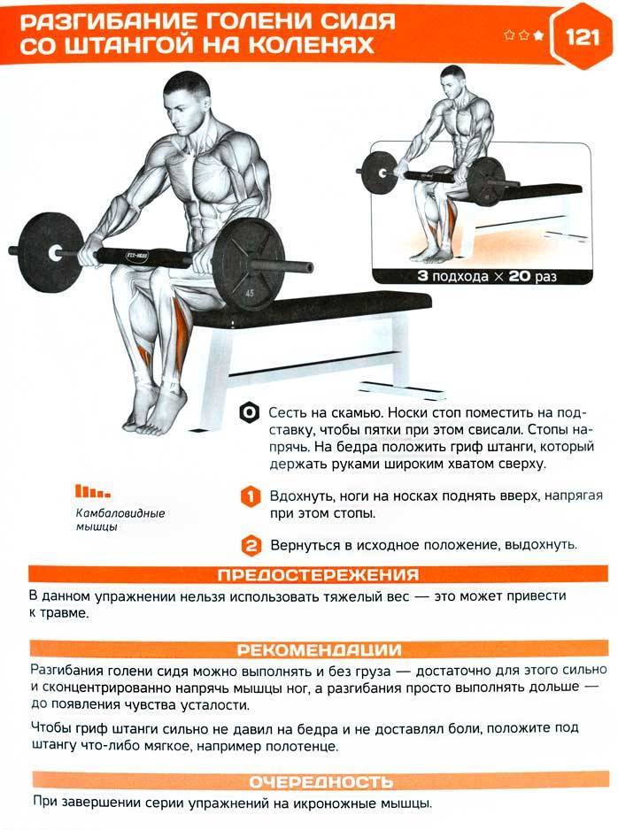 Подъём на носки стоя