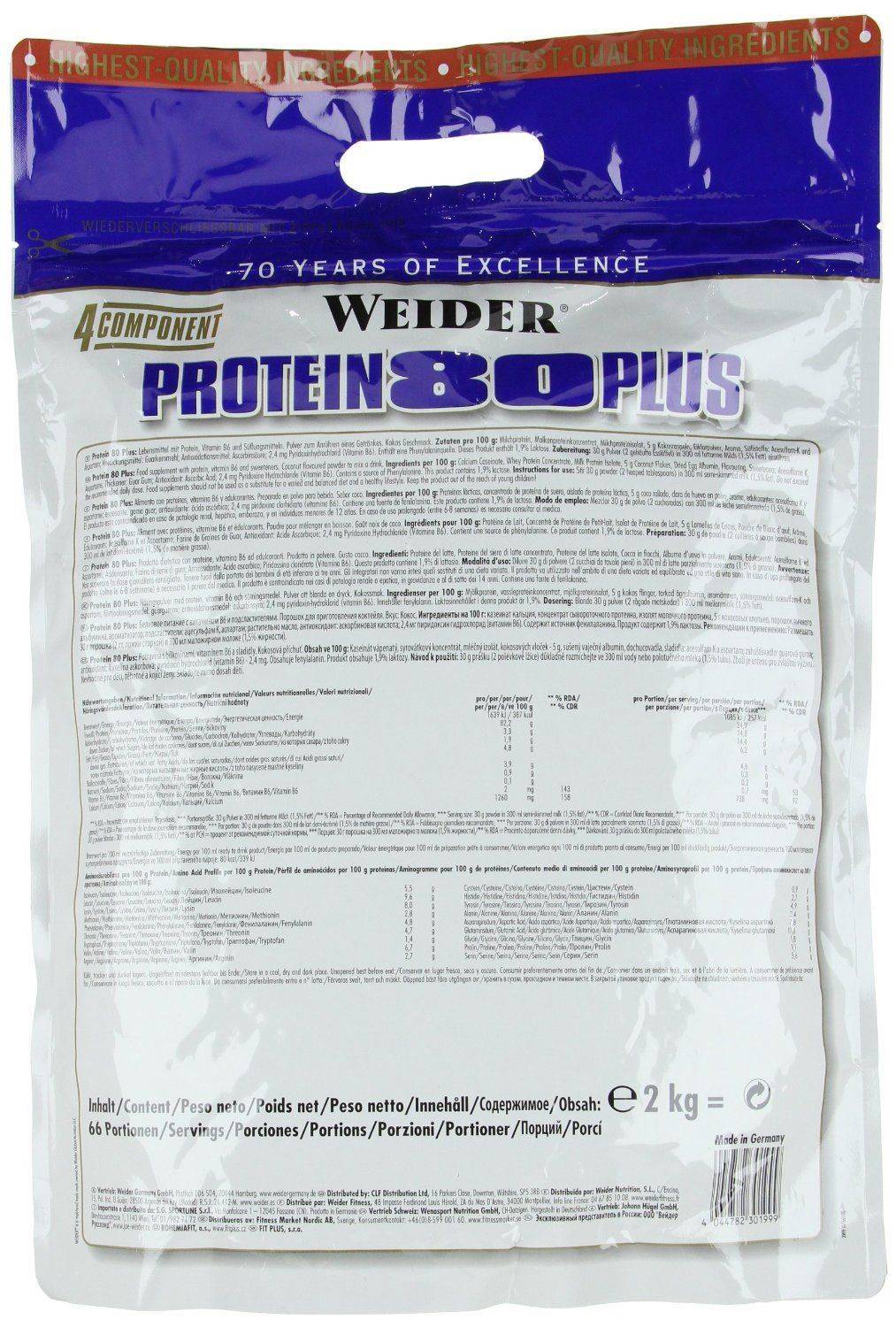 Pure whey concentrate wpc 80% instant (454 гр) — westpharm