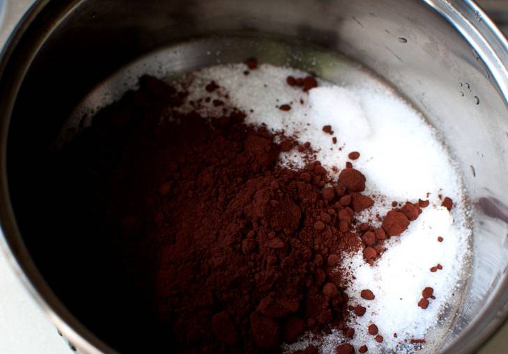 Как сделать какао порошок для торта