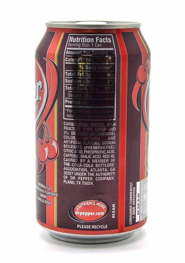 10 фактов о напитке dr pepper