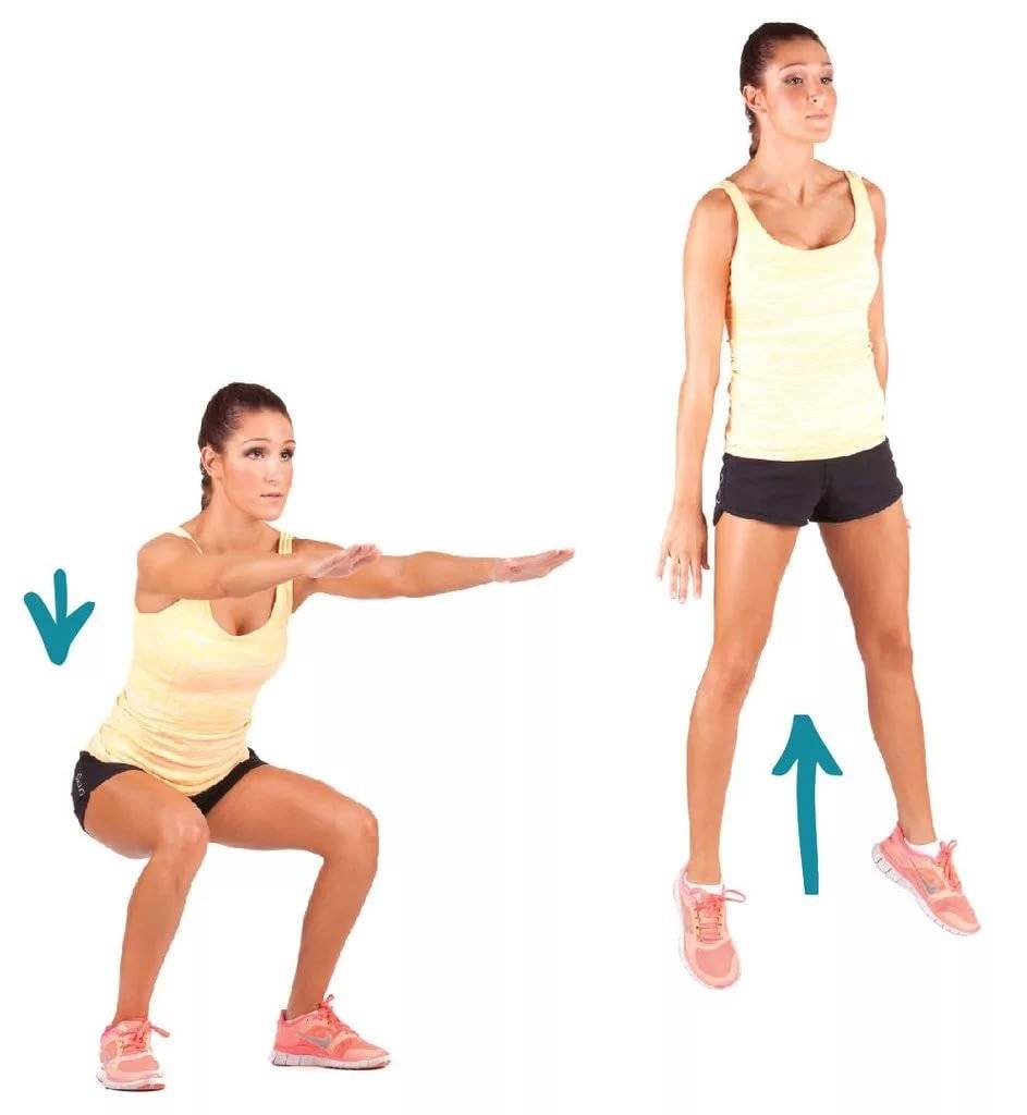 40 видов приседаний: плиометрические упражнения