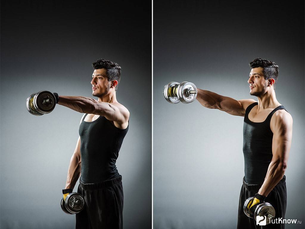 Тяга гантелей к подбородку: техника выполнения, какие мышцы работают