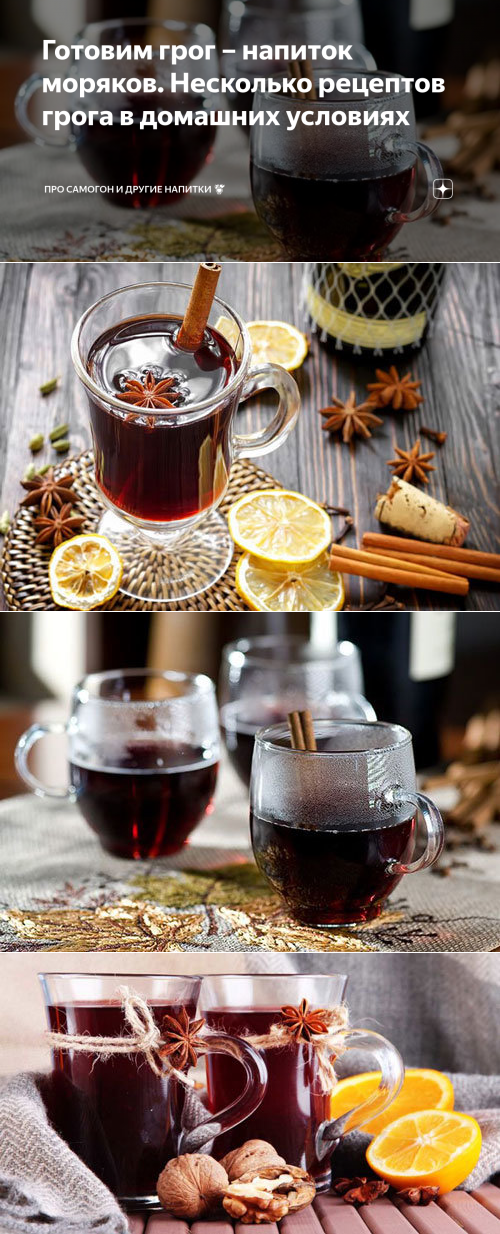 Готовим грог: 3 потрясающих рецепта домашнего грога