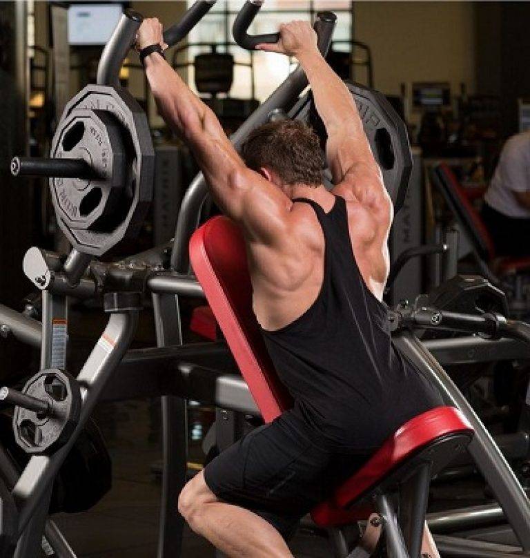 Тренировка плеч на массу в тренажерном зале, программа тренировок