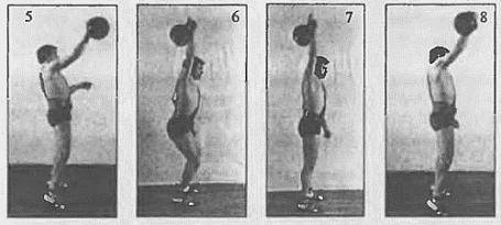 Рывок и толчок гири - техника выполнения упражнения