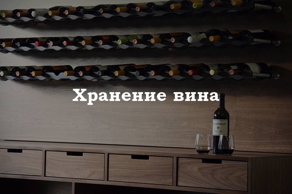 Хранение вина: правила, срок и где лучше всего