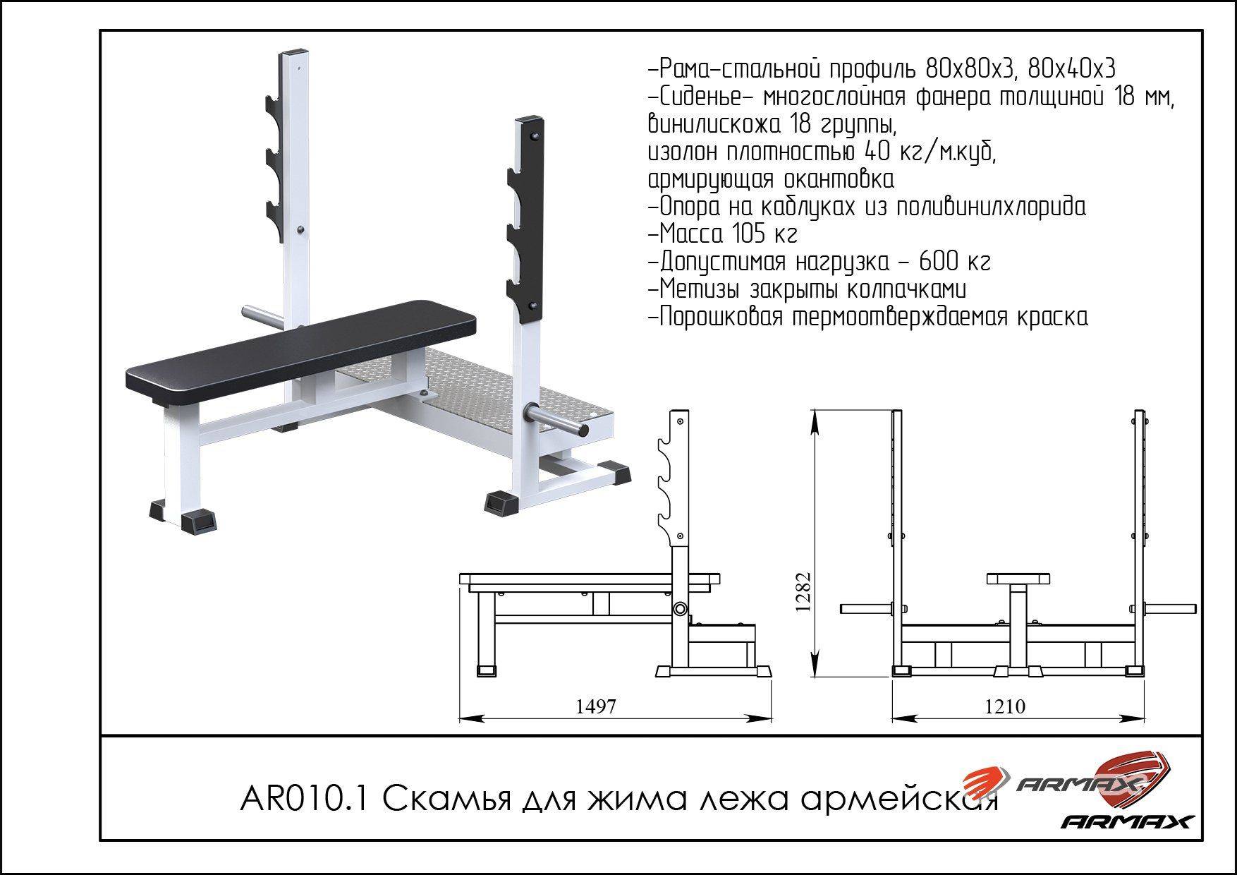 Скамья для жима лежа: преимущества и критерии выбора