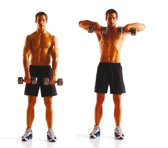 Подъем гантелей перед собой: качаем плечи с помощью эффективных упражнений в тренажерном зале и домашних условиях, техника выполнения и распространенные ошибки