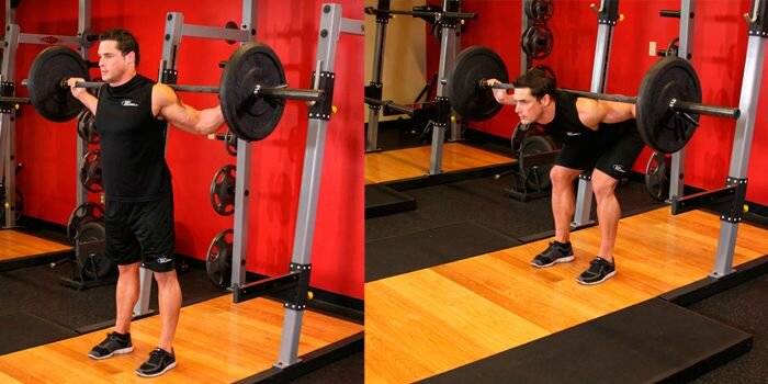 Выпады со штангой: техника выполнения, какие мышцы работают