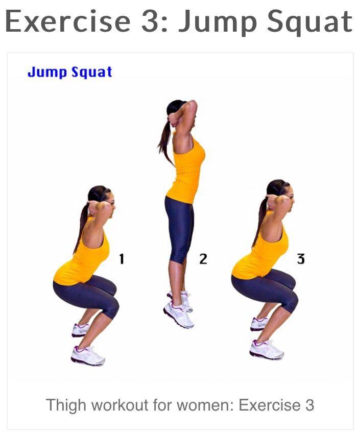 Приседания с выпрыгиванием — тренируем ноги