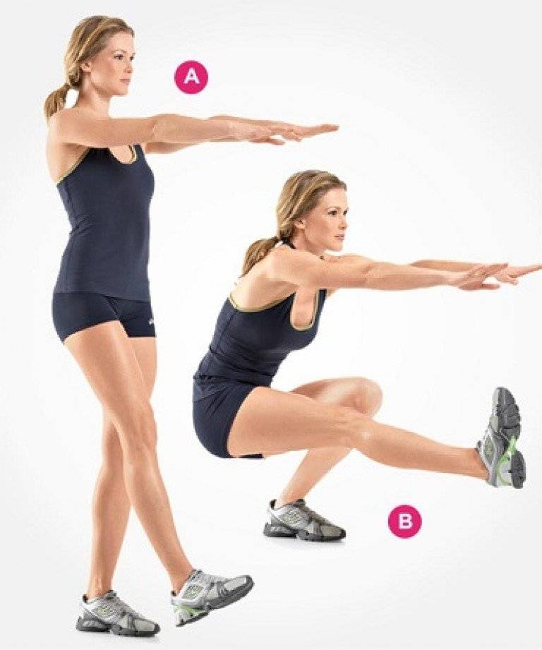 Как правильно делать приседания с выпрыгиванием