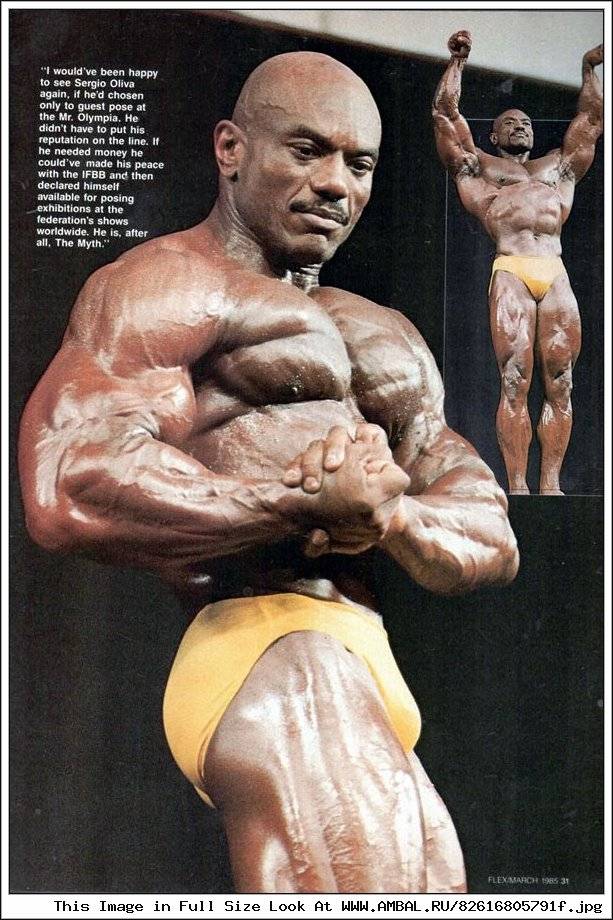 Выдающийся бодибилдер олива серджио: биография, достижения