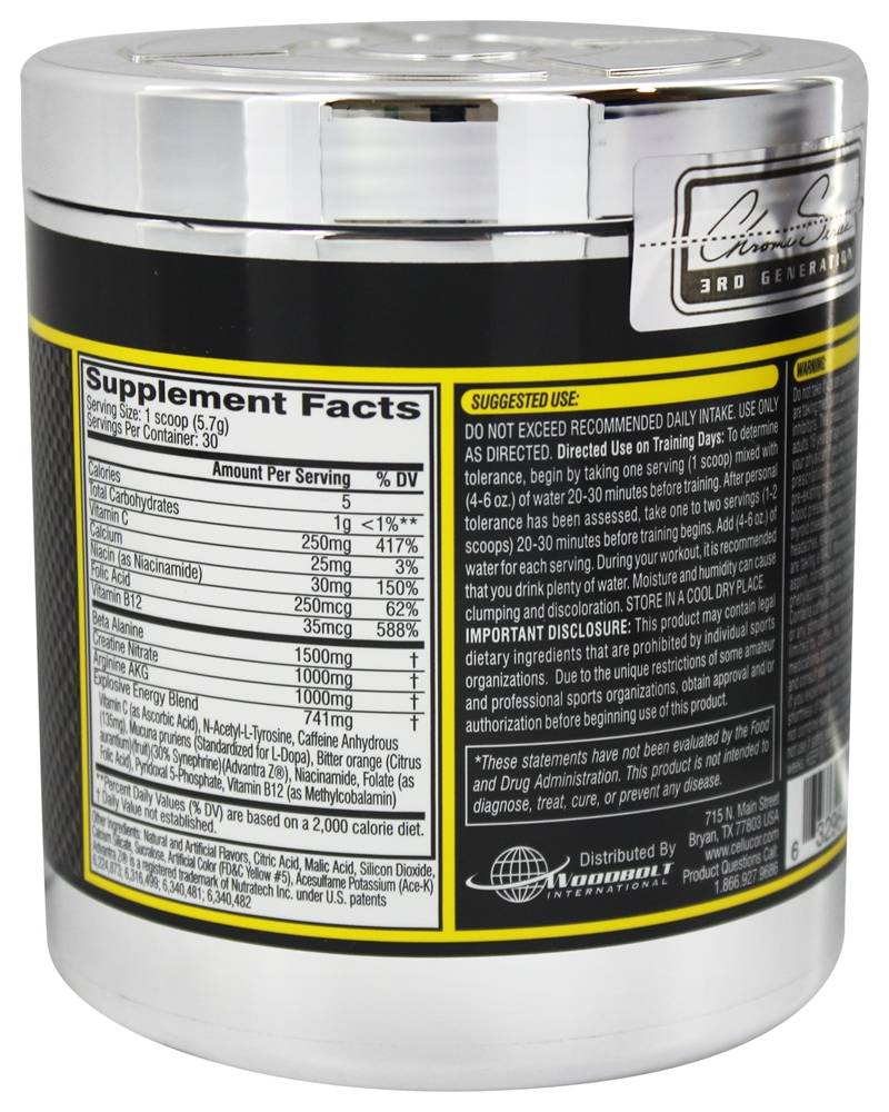 Состав и схема приема предтрена cellucor c4 extreme