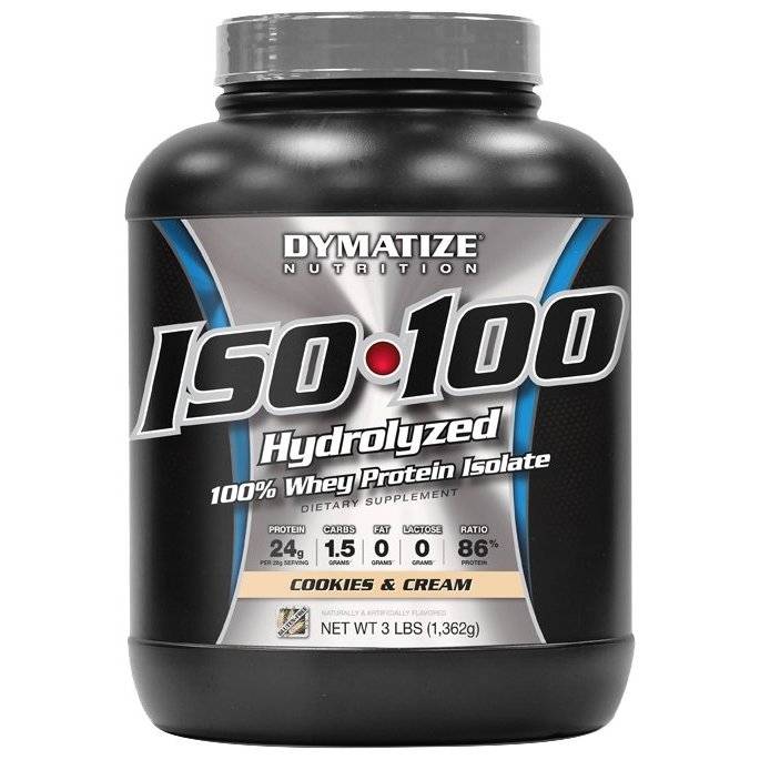 Iso 100 от dymatize: описание и состав