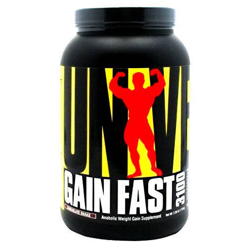 Гейнер gain fast 3100 от universal nutrition- обзор белково-углеводной смеси