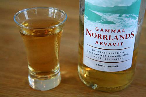 Аквавит- алкогольный напиток скандинавских богов