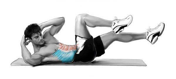 Упражнение велосипед: техника выполнения, какие мышцы работают