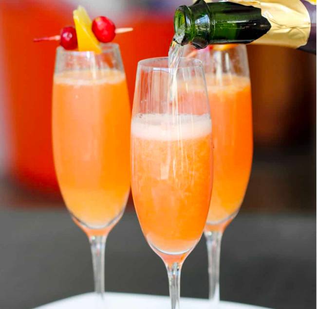 Коктейль «мимоза» с шампанским и соком: состав, пошаговый рецепт классический