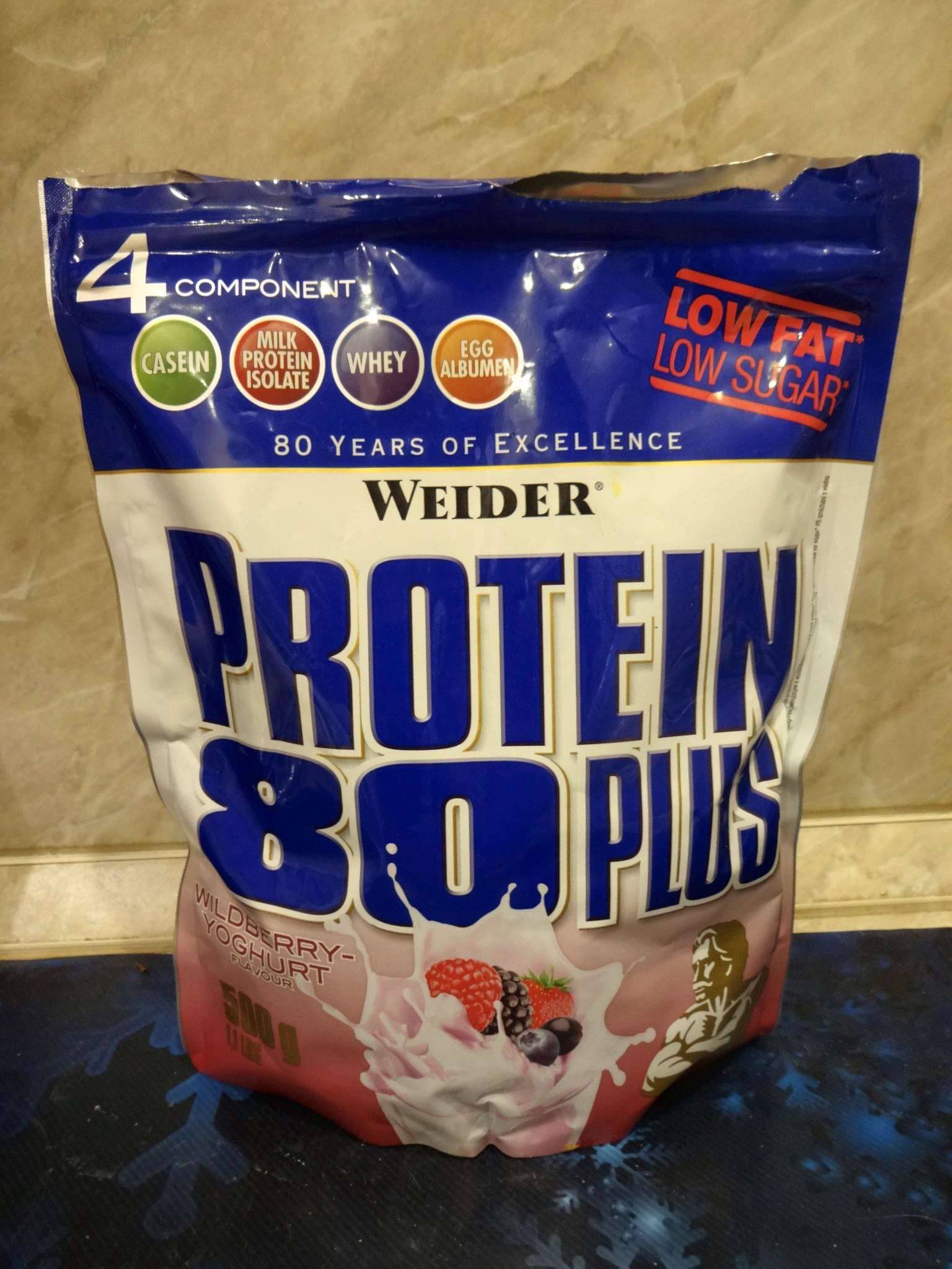 Weider protein 80 plus 2 кг отзывы, мнения, комментарии