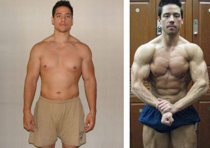 Протеин и фото до и после