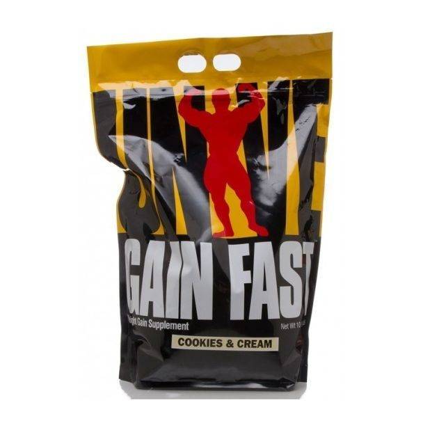 Гейнер gain fast 3100 от universal nutrition- обзор белково-углеводной смеси